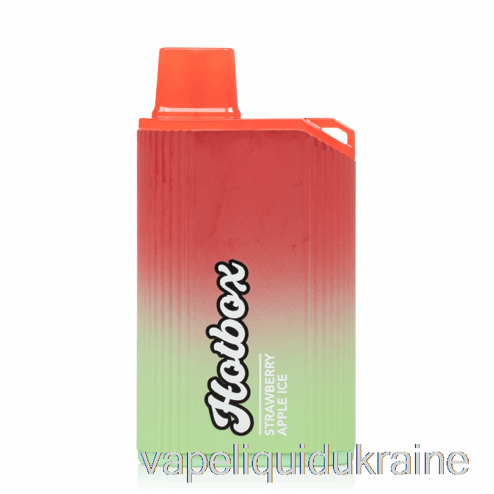 Vape Liquid Ukraine Puff Brands Hotbox 7500 Disposable Strawberry Apple Ice